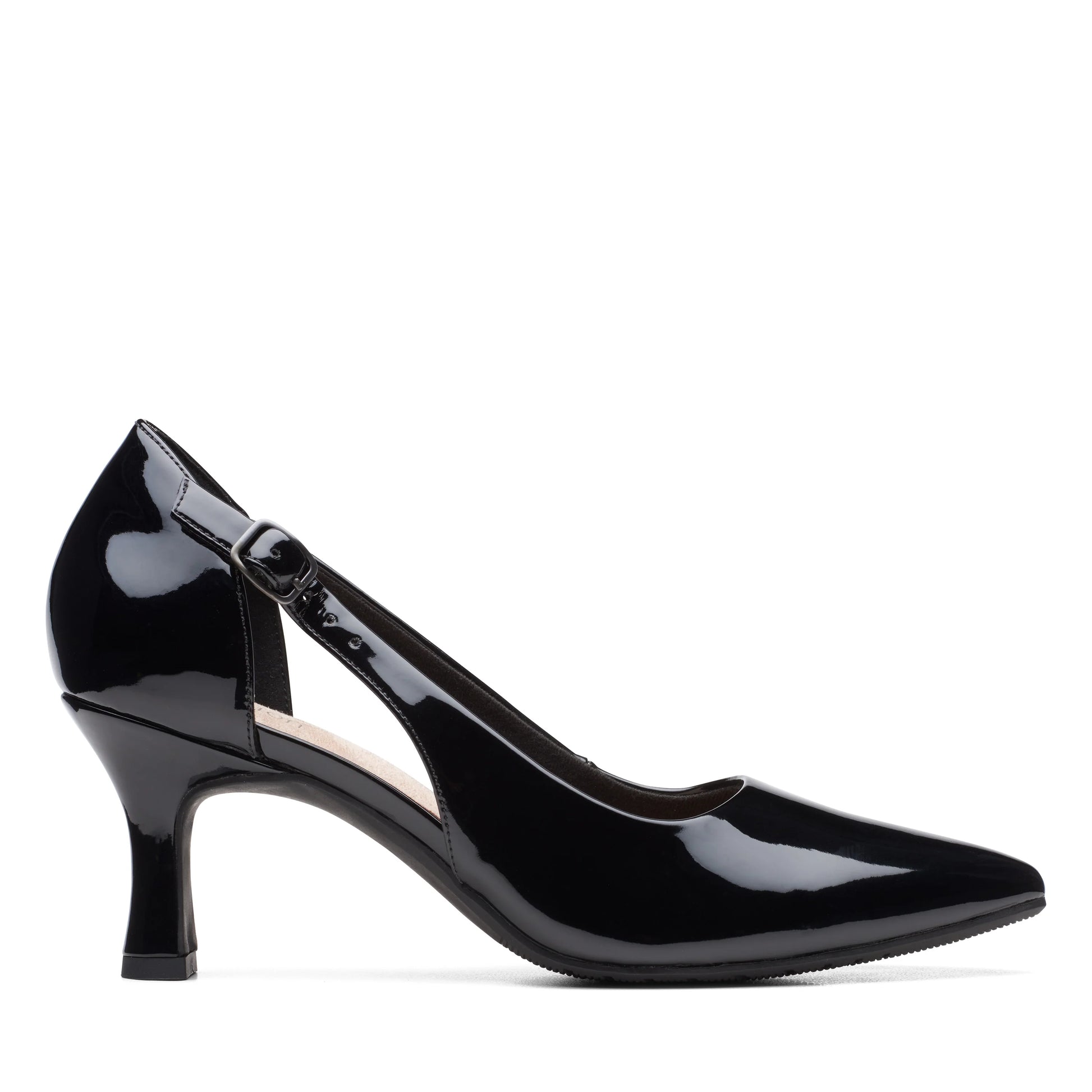 Zapatos De Vestir De La Marca Clarks  Para Mujer Modelo Kataleyna Rae Black Pat En Color Negro