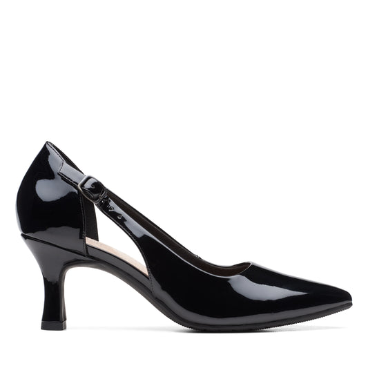 Zapatos De Vestir De La Marca Clarks  Para Mujer Modelo Kataleyna Rae Black Pat En Color Negro