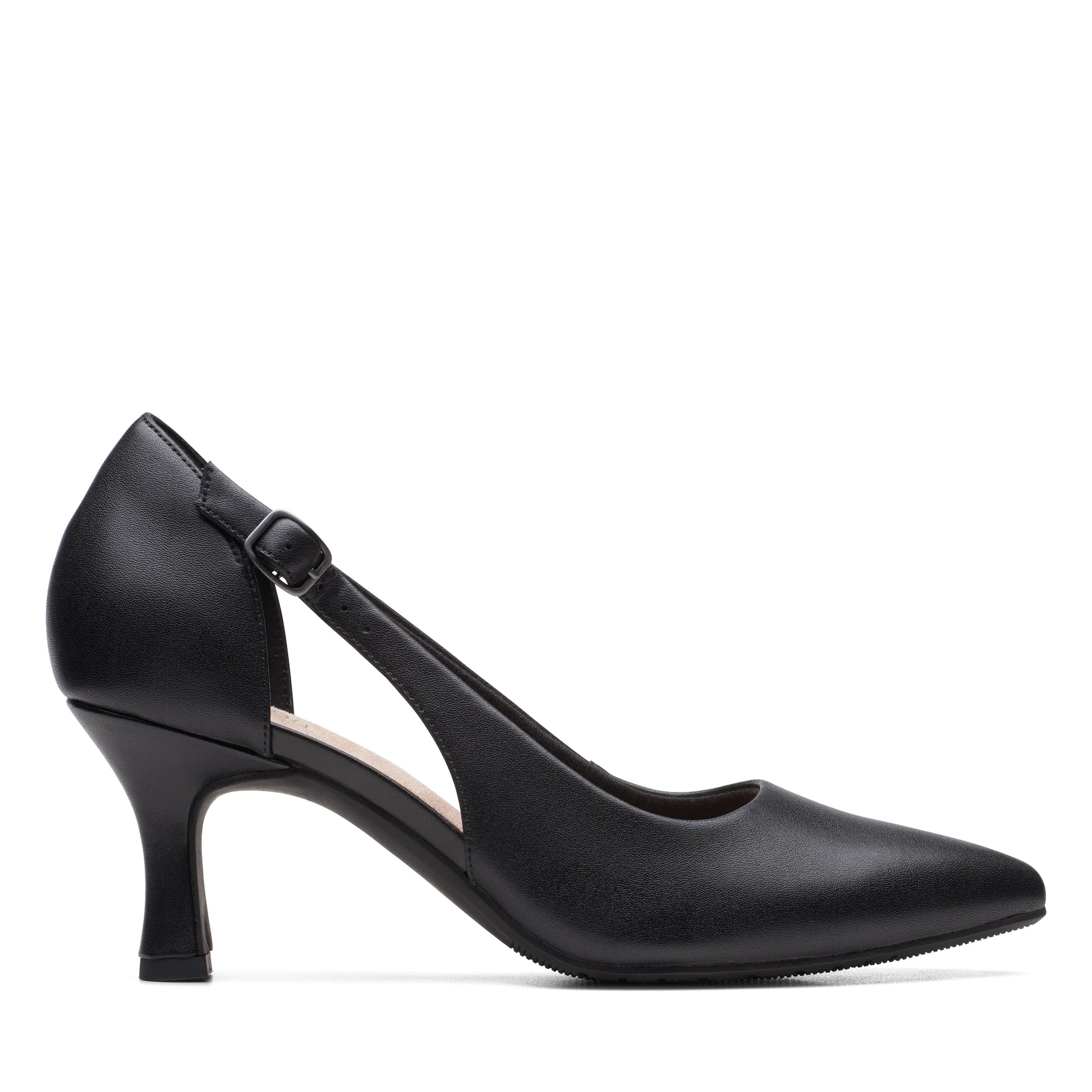 Zapatos De Vestir De La Marca Clarks  Para Mujer Modelo Kataleyna Rae Black Leather En Color Negro