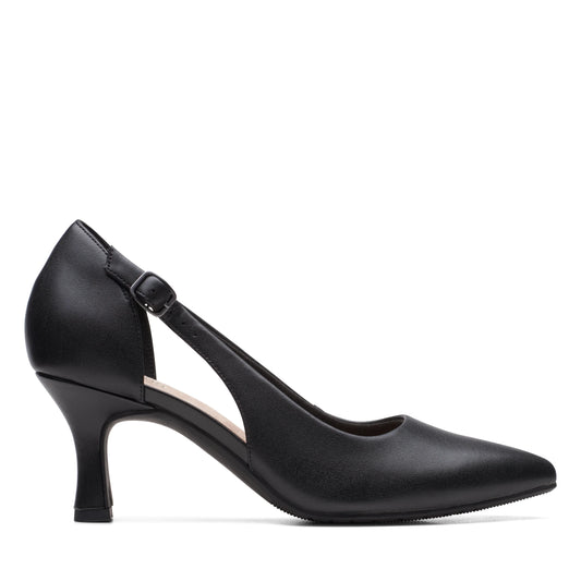 Zapatos De Vestir De La Marca Clarks  Para Mujer Modelo Kataleyna Rae Black Leather En Color Negro