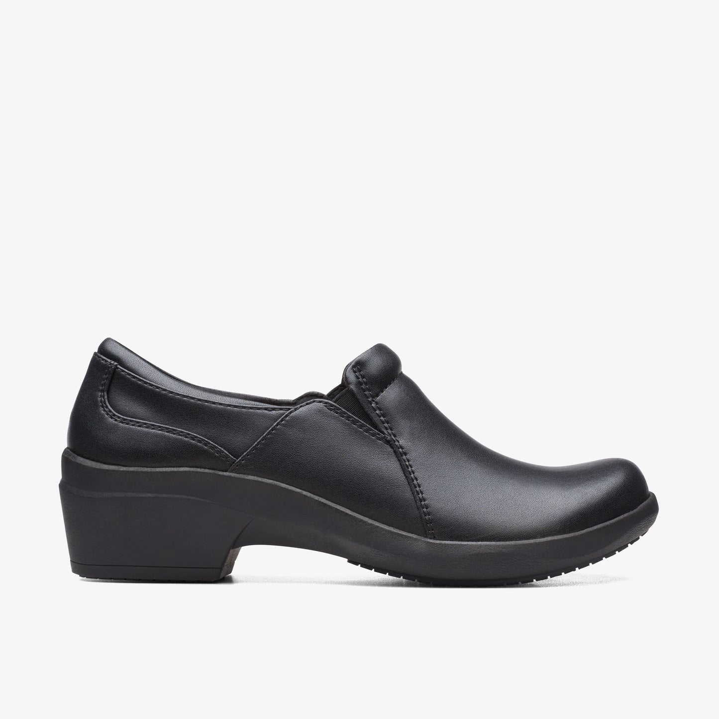 Zapatos Casual De La Marca Clarks  Para Mujer Modelo Talene Pace Black Leather En Color Negro