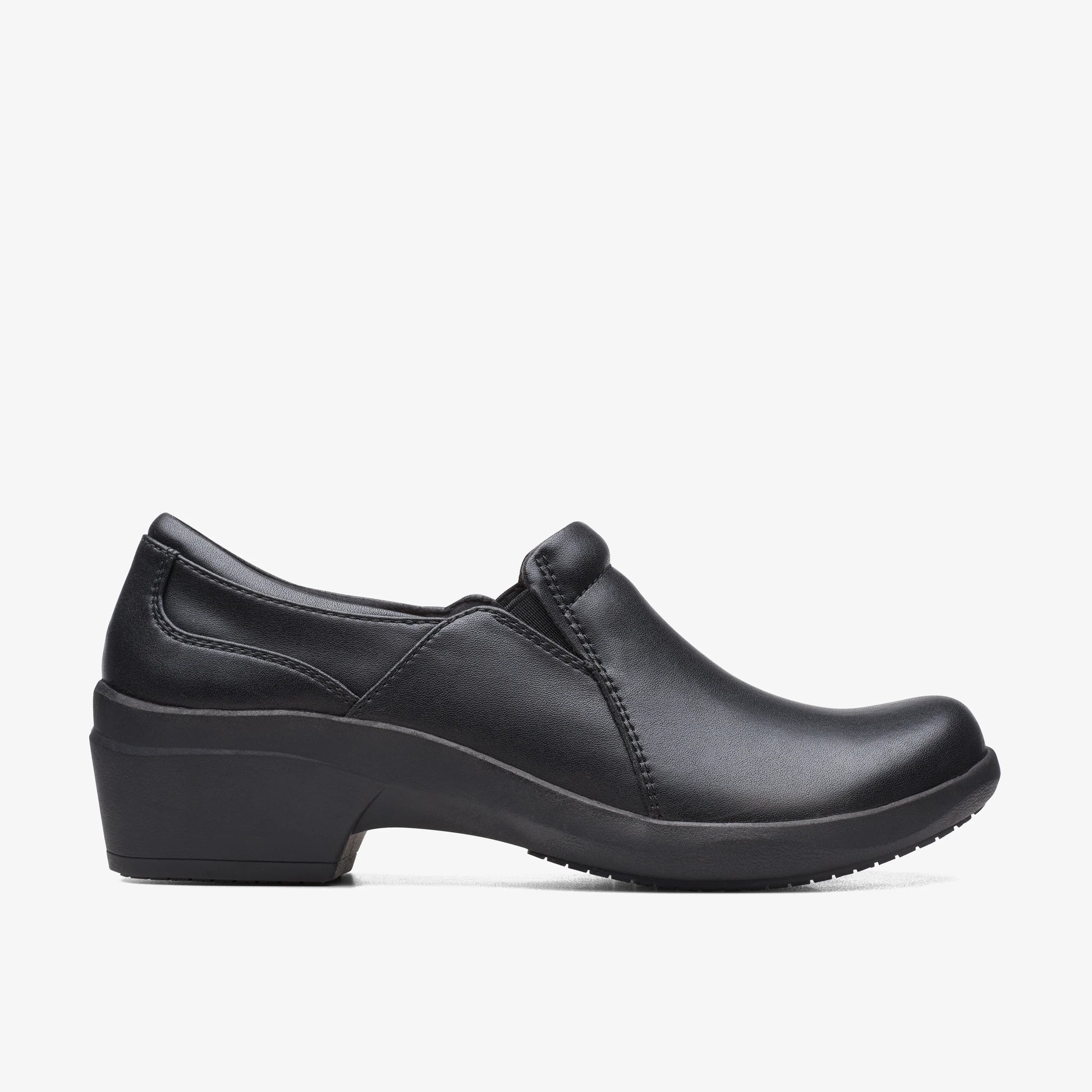 Zapatos Casual De La Marca Clarks  Para Mujer Modelo Talene Pace Black Leather En Color Negro