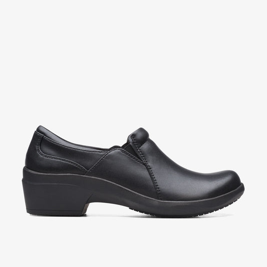 Zapatos Casual De La Marca Clarks  Para Mujer Modelo Talene Pace Black Leather En Color Negro