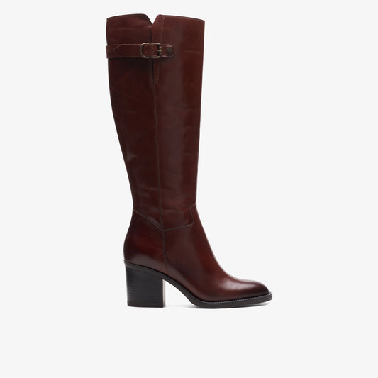 Botas De La Marca Clarks  Para Mujer Modelo Mascarpone2 Up Tan Leather En Color Marrón