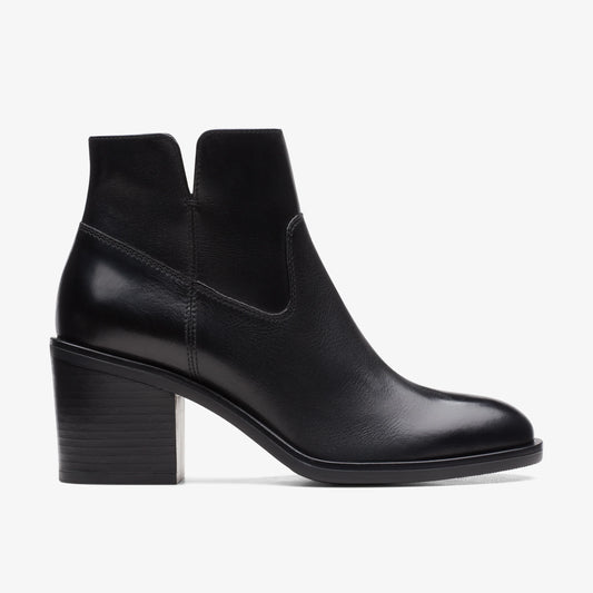 Botas De La Marca Clarks  Para Mujer Modelo Valvestino Lo Black Leather En Color Negro