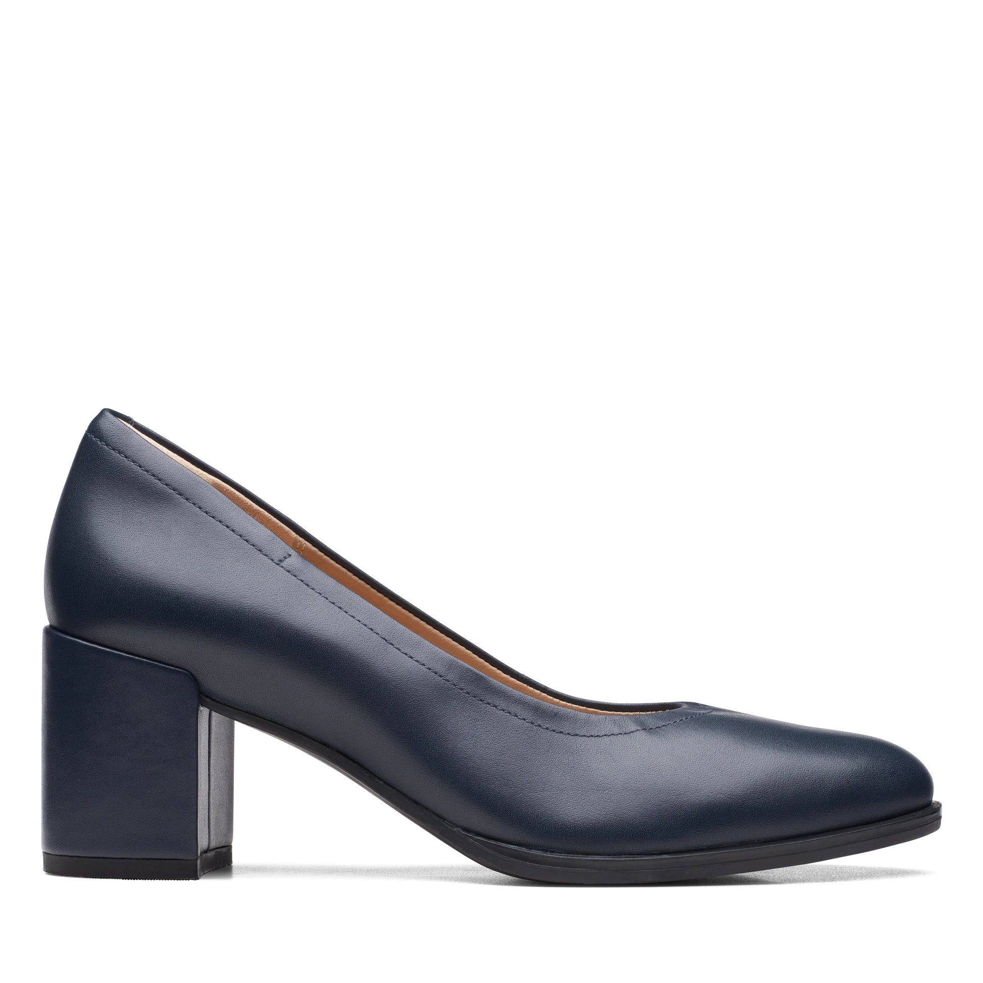 Zapatos De Vestir De La Marca Clarks  Para Mujer Modelo Freva55 Court Navy Leather En Color Azul