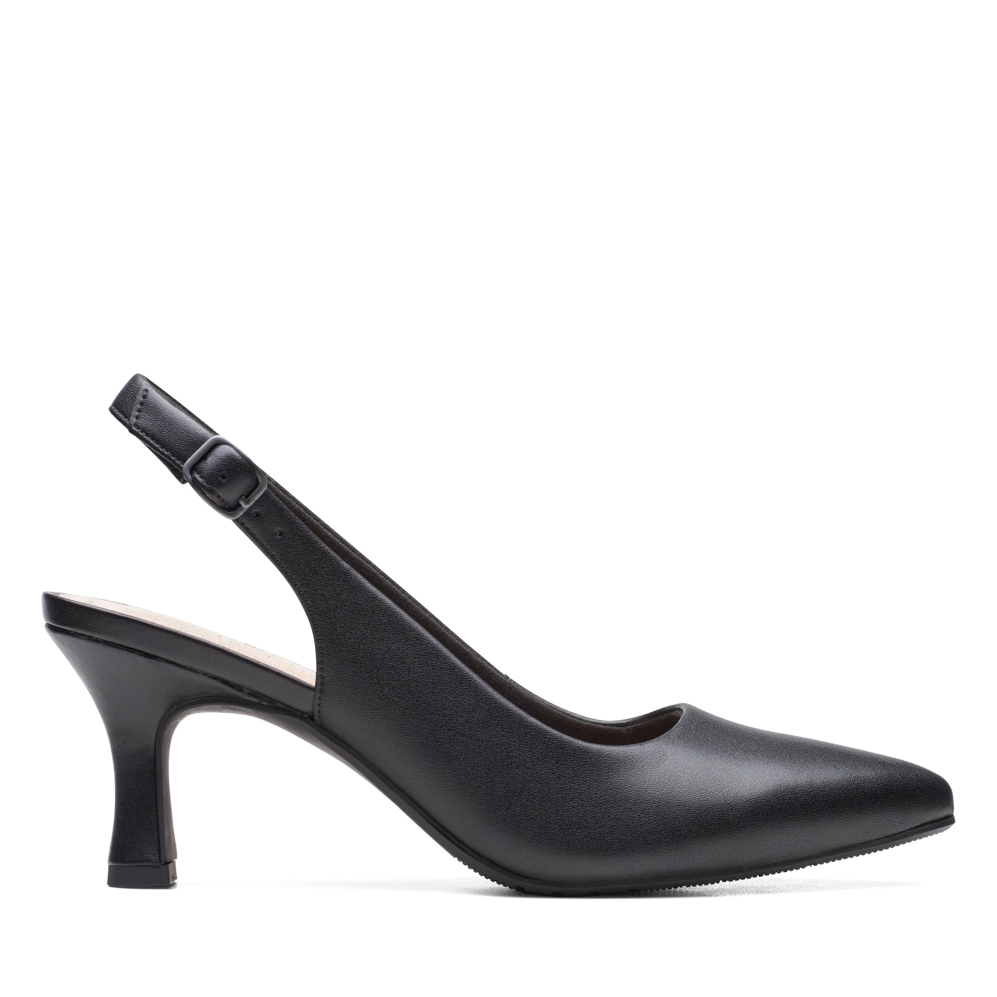Zapatos De Vestir De La Marca Clarks  Para Mujer Modelo Kataleyna Step Black Leather En Color Negro