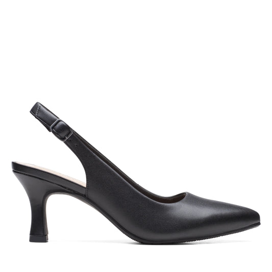 Zapatos De Vestir De La Marca Clarks  Para Mujer Modelo Kataleyna Step Black Leather En Color Negro