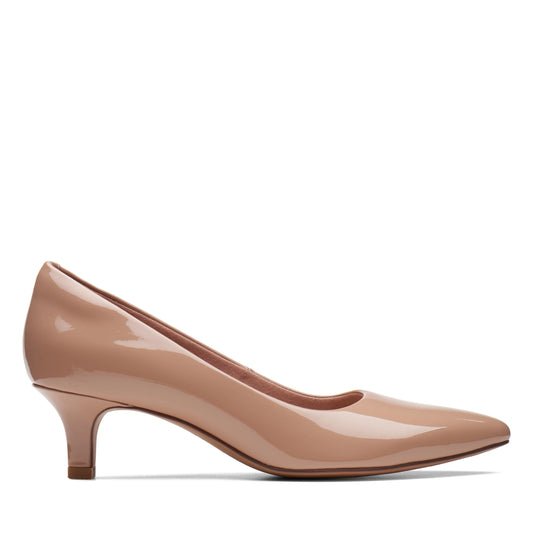 Zapatos De Vestir De La Marca Clarks  Para Mujer Modelo Shondrah Jade Praline Patent En Color Beige