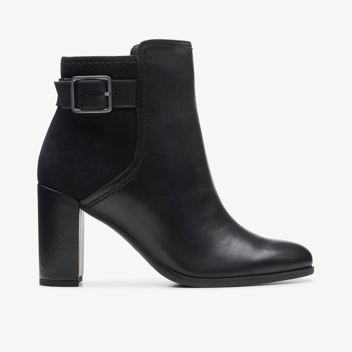 Botas De La Marca Clarks  Para Mujer Modelo Freva85 Buckle Black Leather En Color Negro
