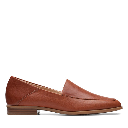 Zapatos De Vestir De La Marca Clarks  Para Mujer Modelo Sarafyna Freva Dark Tan Lea En Color Beige