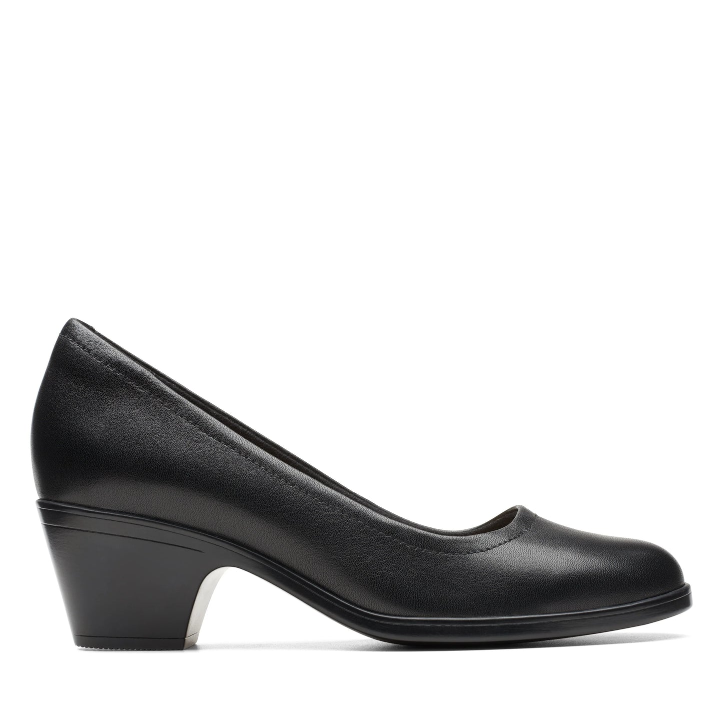 Zapatos Casual De La Marca Clarks  Para Mujer Modelo Emily2 Ruby Black Leather En Color Negro