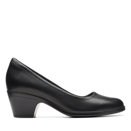 Zapatos Casual De La Marca Clarks  Para Mujer Modelo Emily2 Ruby Black Leather En Color Negro