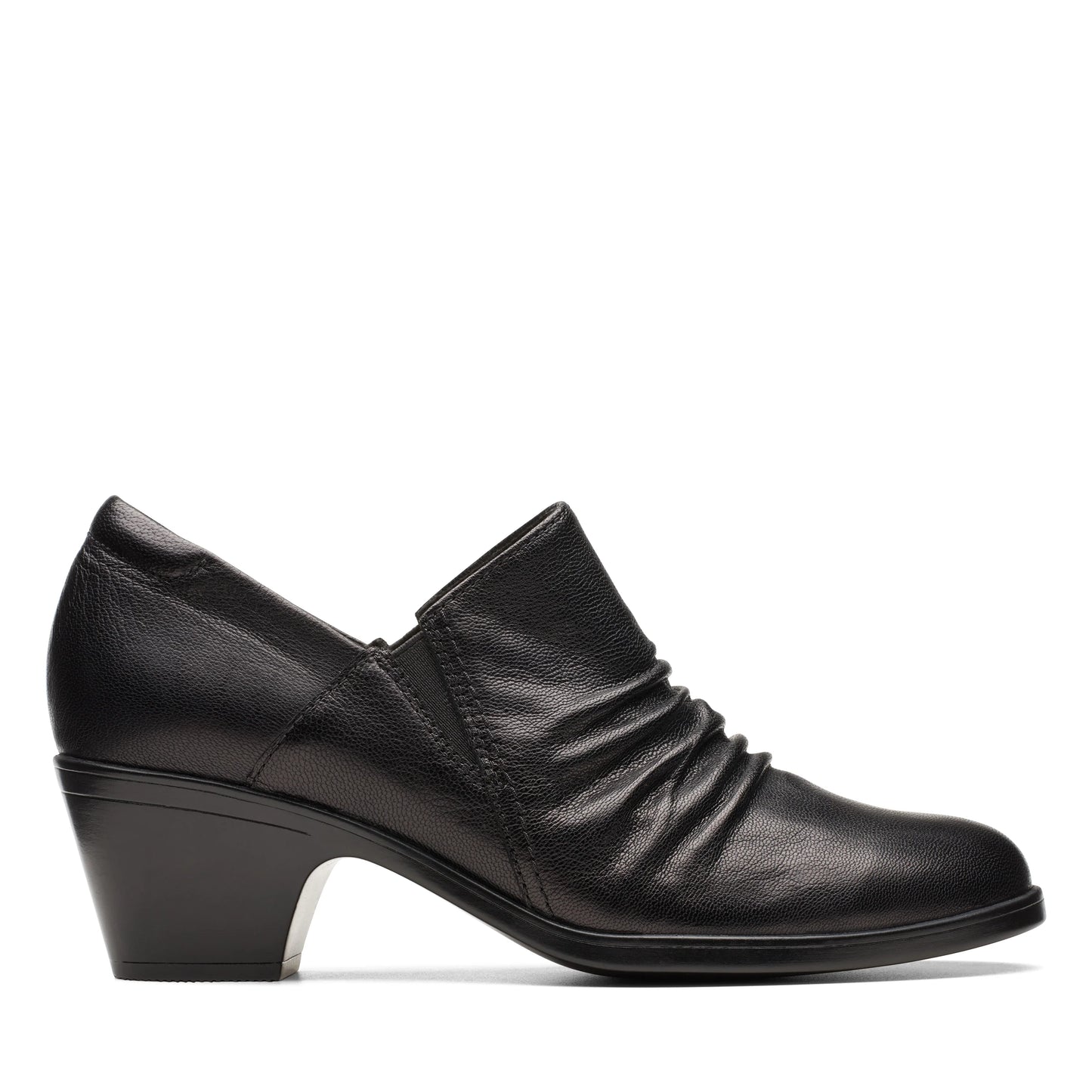 Zapatos Casual De La Marca Clarks  Para Mujer Modelo Emily2 Cove Black Leather En Color Negro