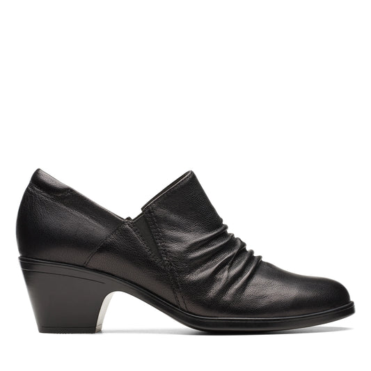 Zapatos Casual De La Marca Clarks  Para Mujer Modelo Emily2 Cove Black Leather En Color Negro