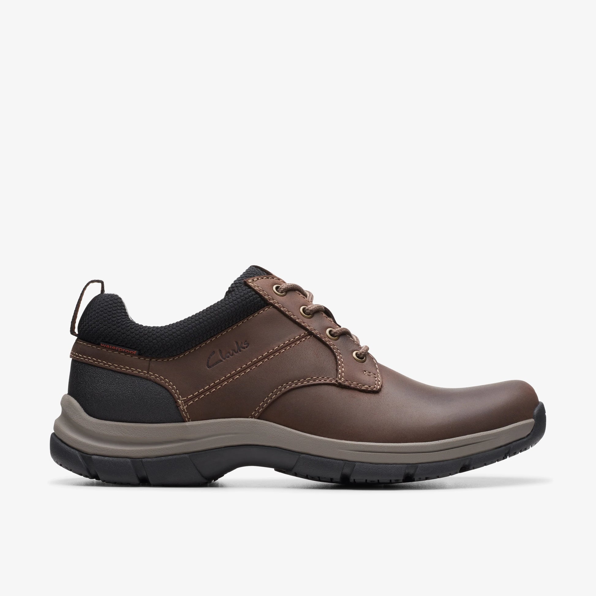Zapatos Casual De La Marca Clarks  Para Hombre Modelo Walpath Low Brown Leather En Color Marrón