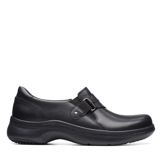 Zapatos Casual De La Marca Clarks  Para Mujer Modelo Clarkspro Sky Black Leather En Color Negro