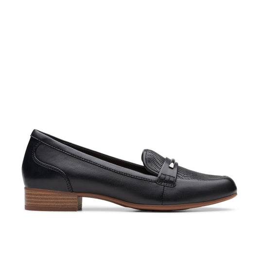 Zapatos De Vestir De La Marca Clarks  Para Mujer Modelo Juliet Aster Black Leather En Color Negro
