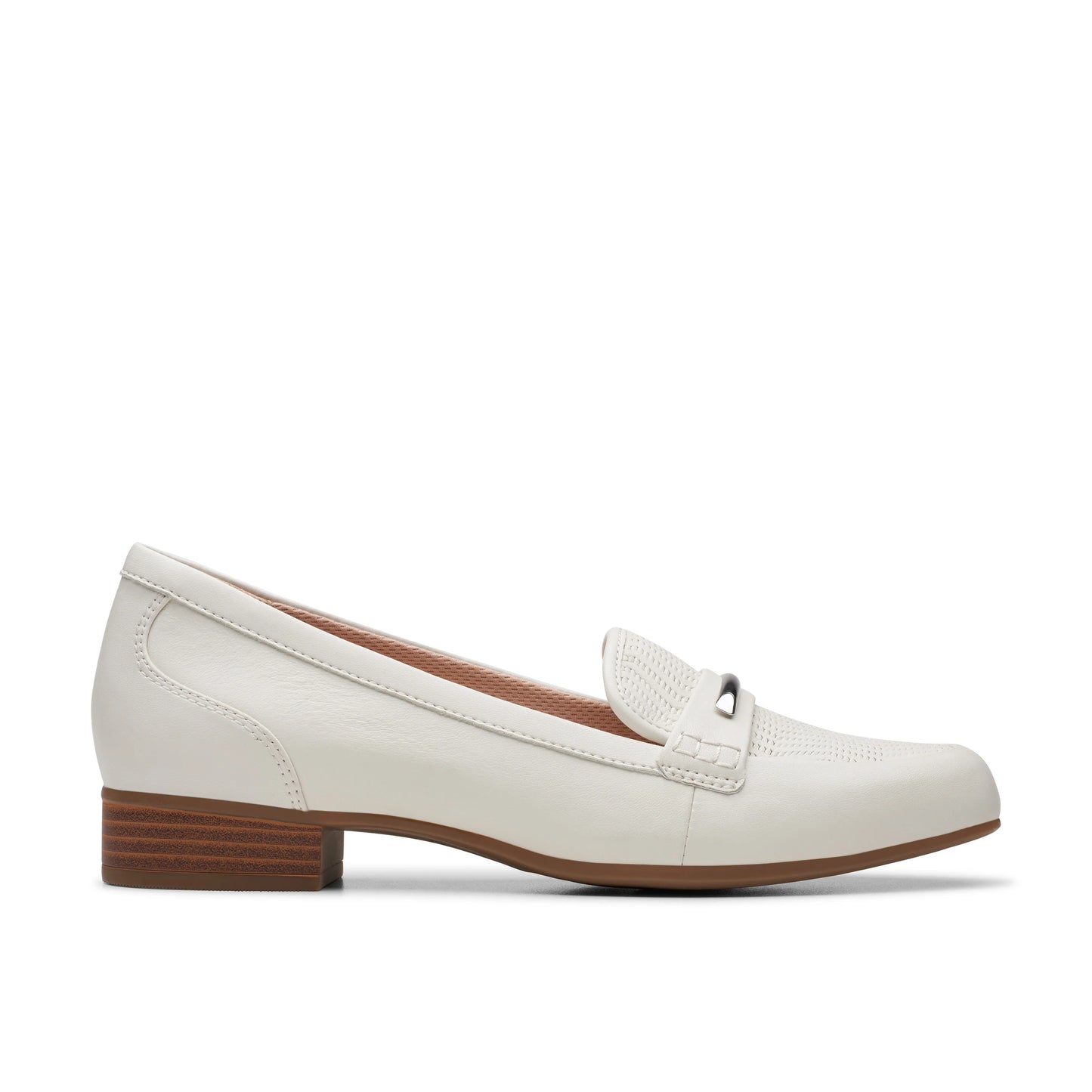 Zapatos De Vestir De La Marca Clarks  Para Mujer Modelo Juliet Aster Off White Lea En Color Blanco