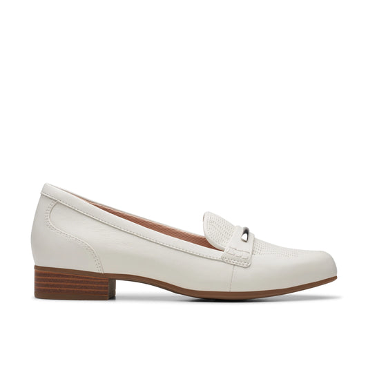 Zapatos De Vestir De La Marca Clarks  Para Mujer Modelo Juliet Aster Off White Lea En Color Blanco