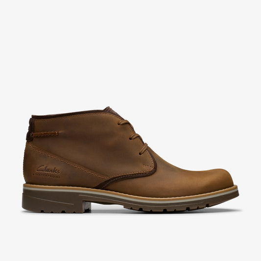 Botas De La Marca Clarks  Para Hombre Modelo Morris Peak Beeswax Leather En Color Marrón