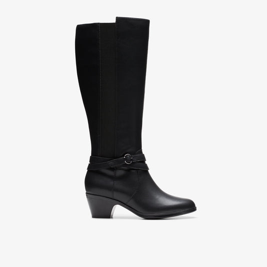 Botas De La Marca Clarks  Para Mujer Modelo Emily2 Dream Black Leather En Color Negro