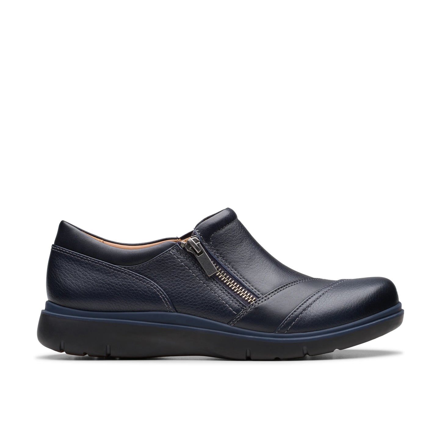 Zapatos Casual De La Marca Clarks Para Mujer Modelo Certina Pure Navy Leather En Color Azul