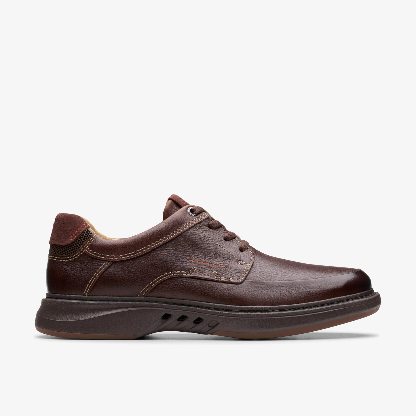 Zapatos Casual De La Marca Clarks Para Hombre Modelo Un Briley Lace Mahogany Leather En Color Marrón