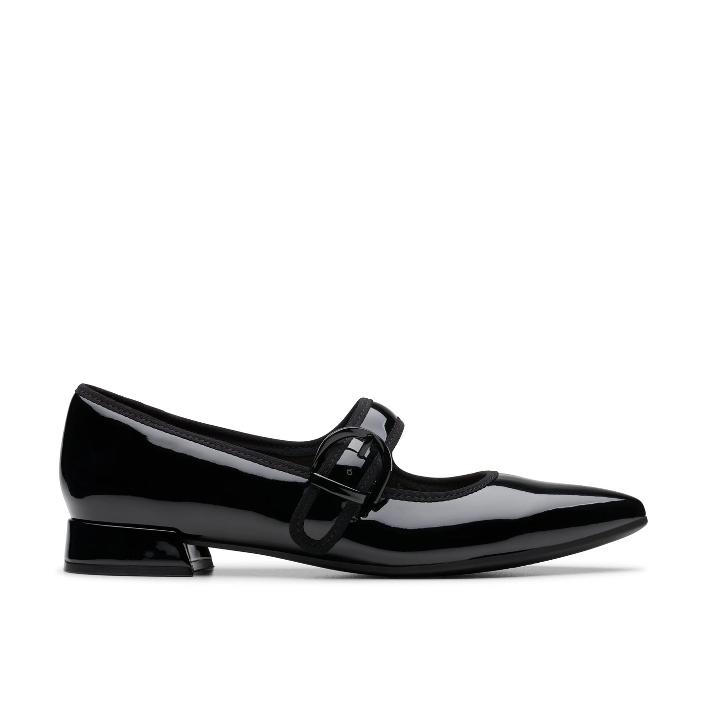 Zapatos De Vestir De La Marca Clarks  Para Mujer Modelo Natalyn May Black Pat En Color Negro