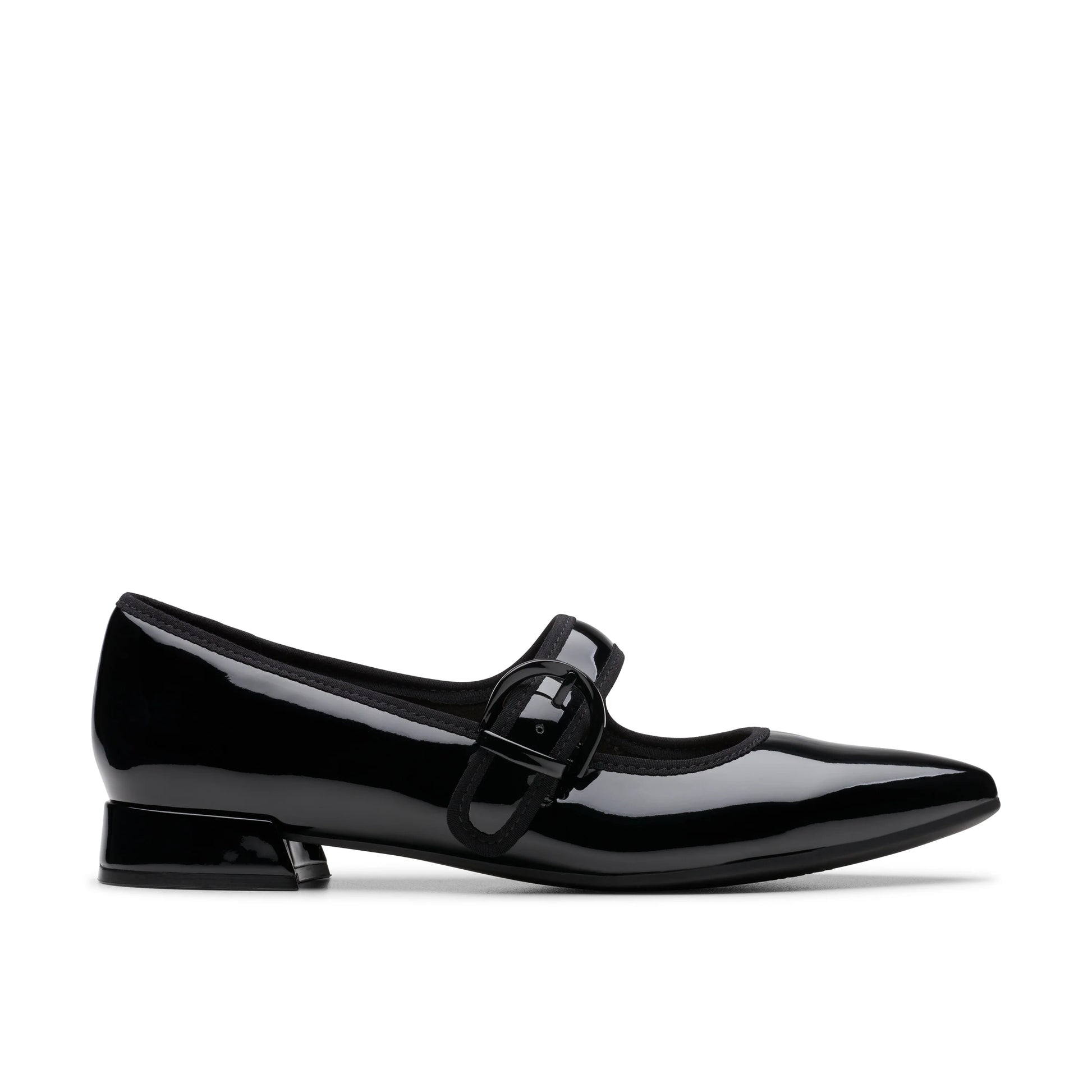 Zapatos De Vestir De La Marca Clarks  Para Mujer Modelo Natalyn May Black Pat En Color Negro