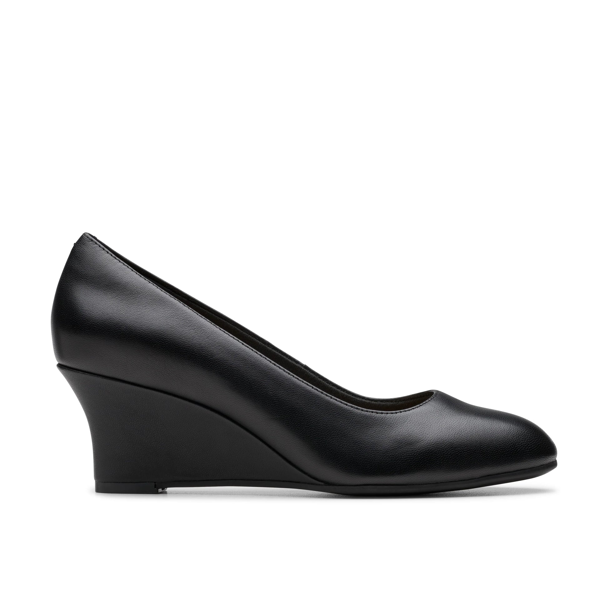 Zapatos De Vestir De La Marca Clarks  Para Mujer Modelo Olivette Pearl Black Leather En Color Negro