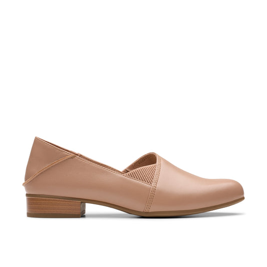 Zapatos De Vestir De La Marca Clarks  Para Mujer Modelo Juliet Trim Warm Beige Lea En Color Beige