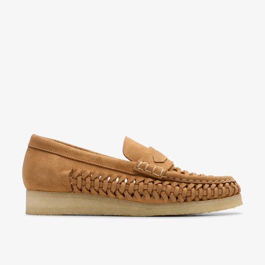 Sandalias De La Marca Clarks  Para Mujer Modelo Wbloaferweave. Tan Suede En Color Beige