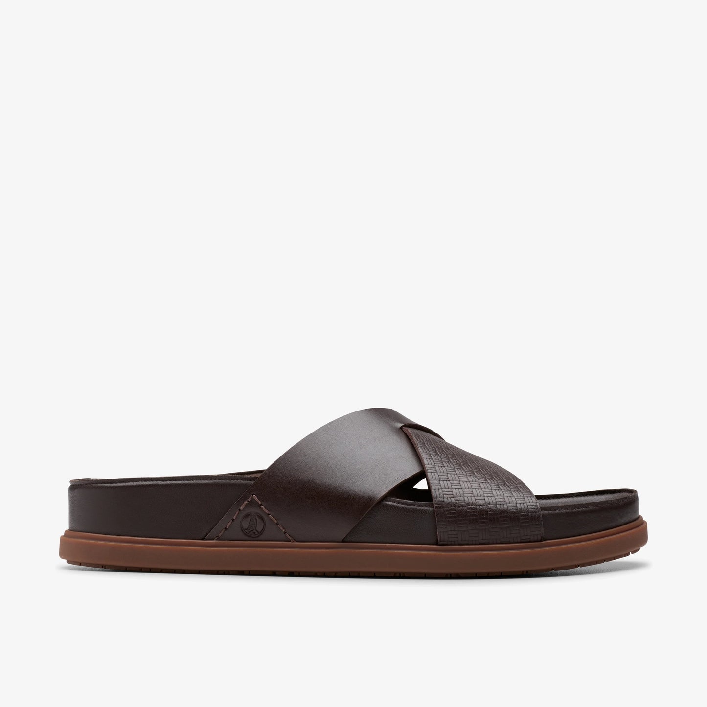 Sandalias De La Marca Clarks Para Hombre Modelo Torford Cross Brown Leather En Color Marrón