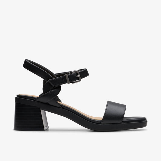 Sandalias De La Marca Clarks  Para Mujer Modelo Jaylan Ray Black Leather En Color Negro