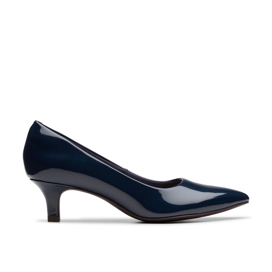 Zapatos De Vestir De La Marca Clarks  Para Mujer Modelo Shondrah Jade Navy Patent En Color Azul