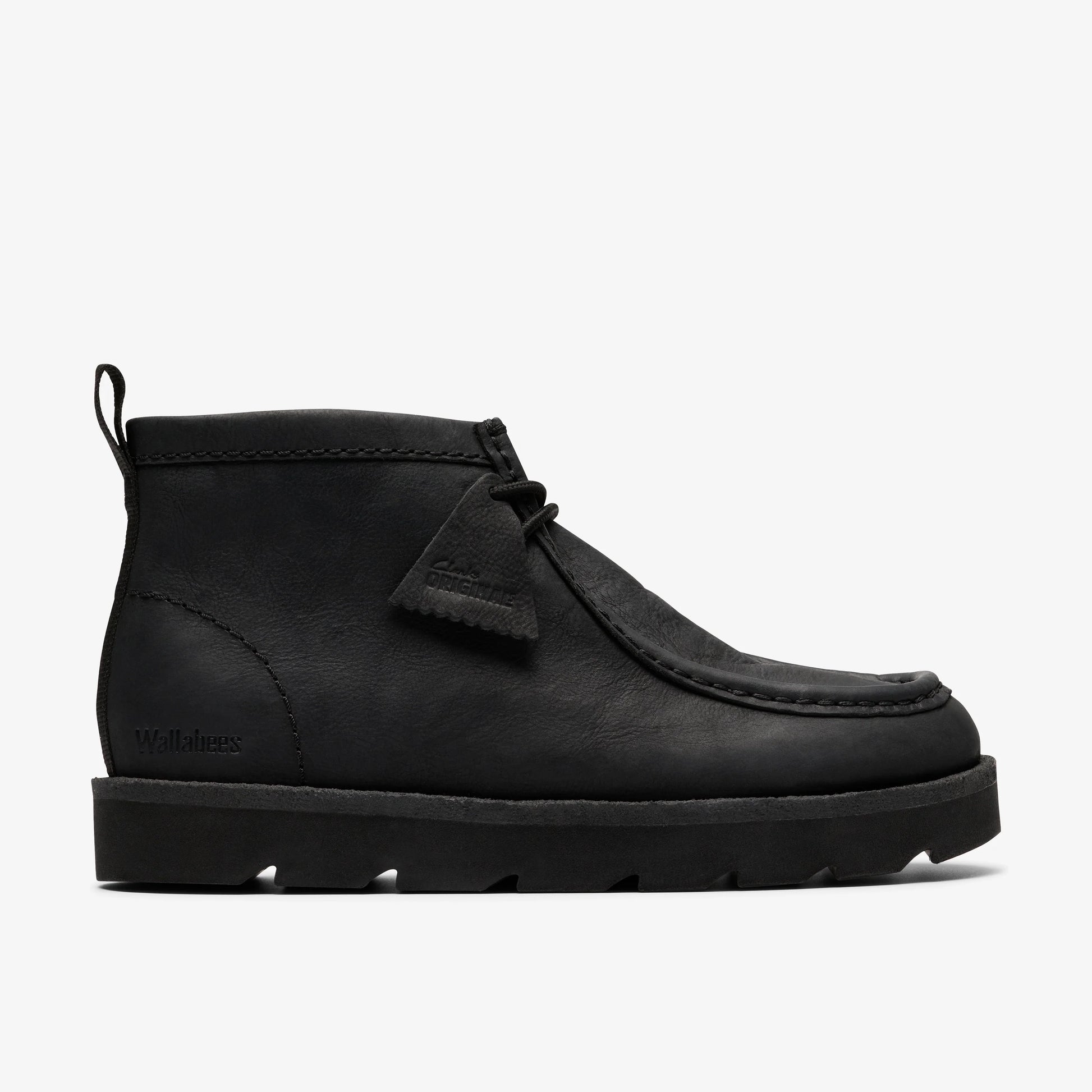 Botas De La Marca Clarks  Para Hombre Modelo Meare Walla Bt Black Nubuck En Color Negro