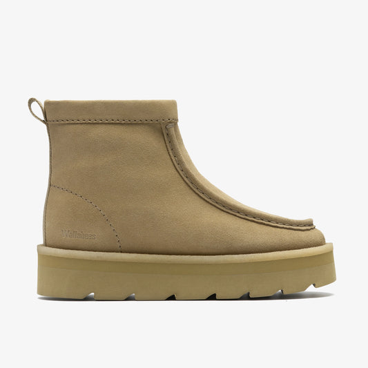 Botas De La Marca Clarks  Para Mujer Modelo Meare Rooey Dark Sand Wlined En Color Marrón