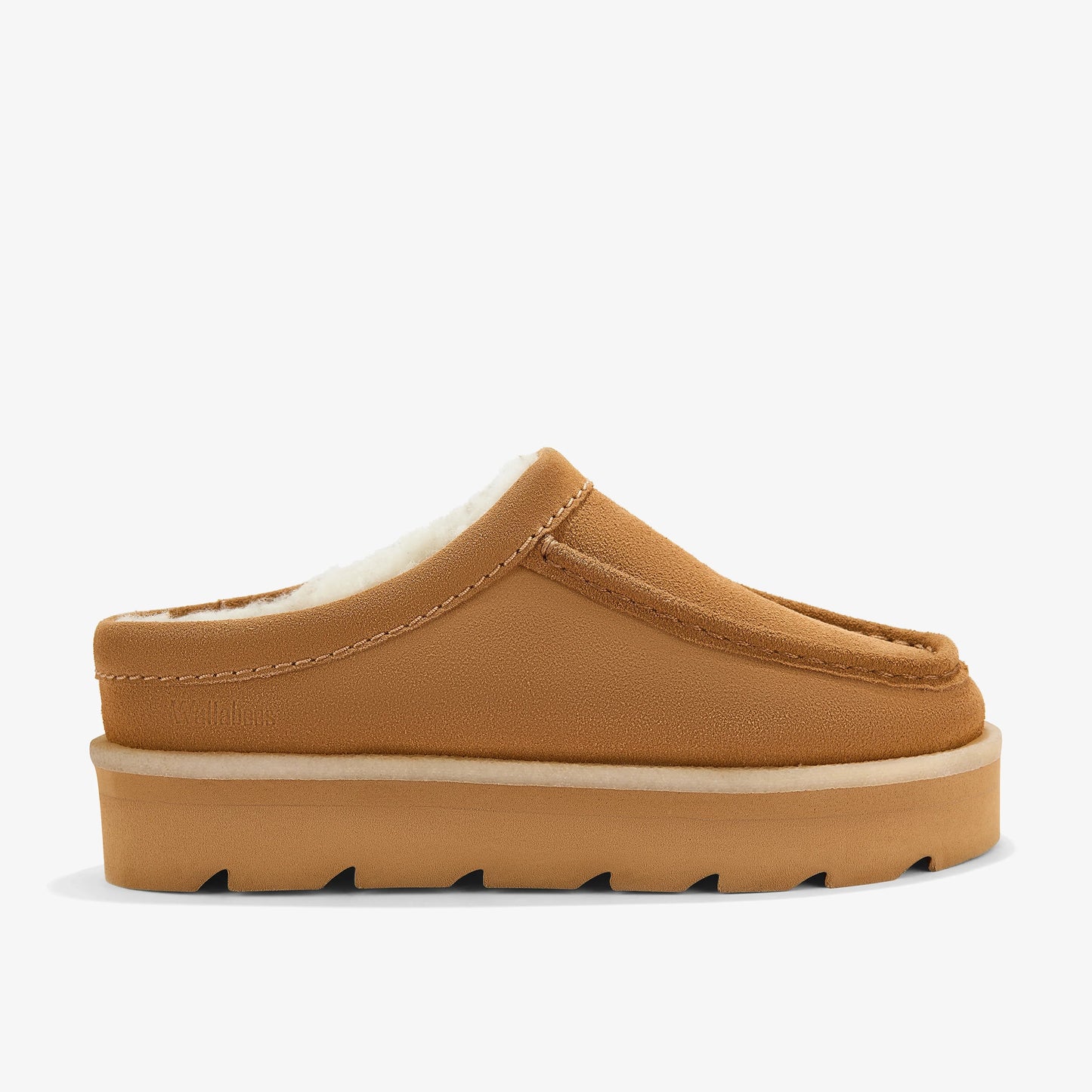 Sandalias De La Marca Clarks  Para Mujer Modelo Meare Mule. Caramel Wlined En Color Marrón