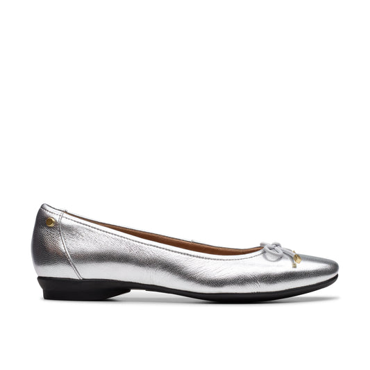 Zapatos De Vestir De La Marca Clarks  Para Mujer Modelo Candra Light Silver Metallic En Color Plata