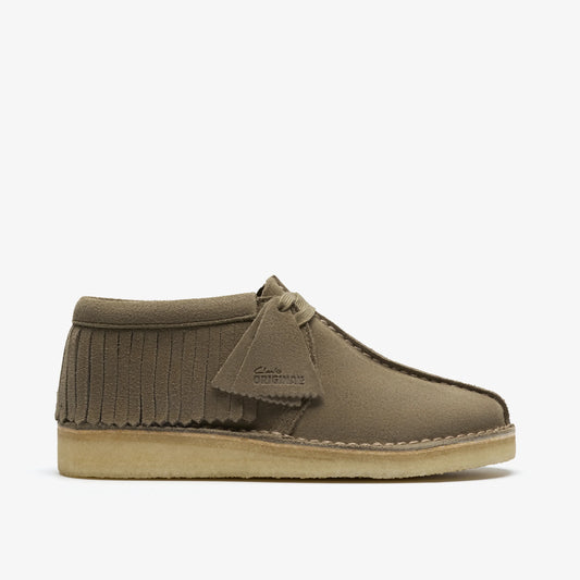 Sandalias De La Marca Clarks  Para Mujer Modelo Trek Fringe Smoke Grey Suede En Color Gris