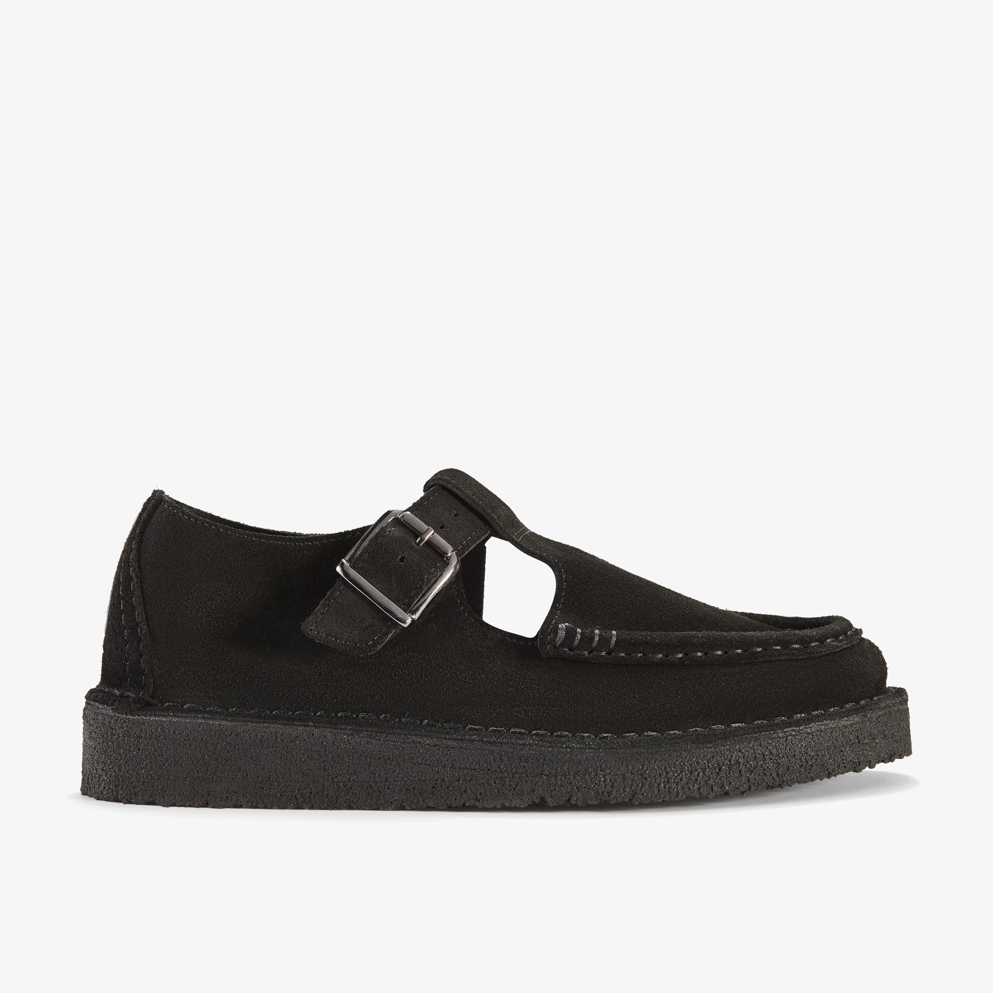Zapatos Casual De La Marca Clarks  Para Hombre Modelo Nomad T Bar Black Sde En Color Negro