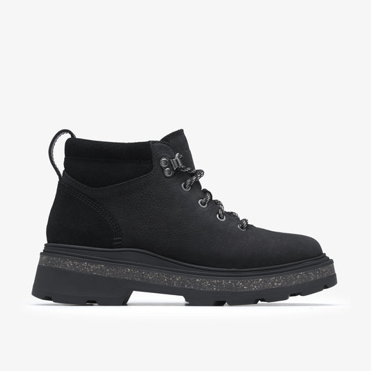 Botas De La Marca Clarks  Para Mujer Modelo Hencrofthikewp Black Leather En Color Negro