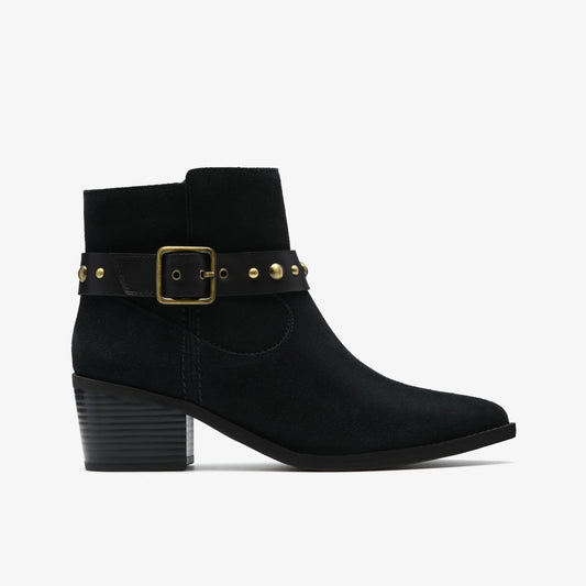Botas De La Marca Clarks  Para Mujer Modelo Morzine Buckle Black Sde En Color Negro