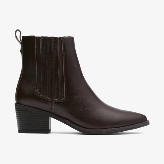 Botas De La Marca Clarks  Para Mujer Modelo Morzine Top Brown Leather En Color Marrón