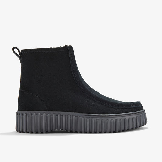 Botas De La Marca Clarks  Para Mujer Modelo Torhill Cozy Black Wlined Sde En Color Negro