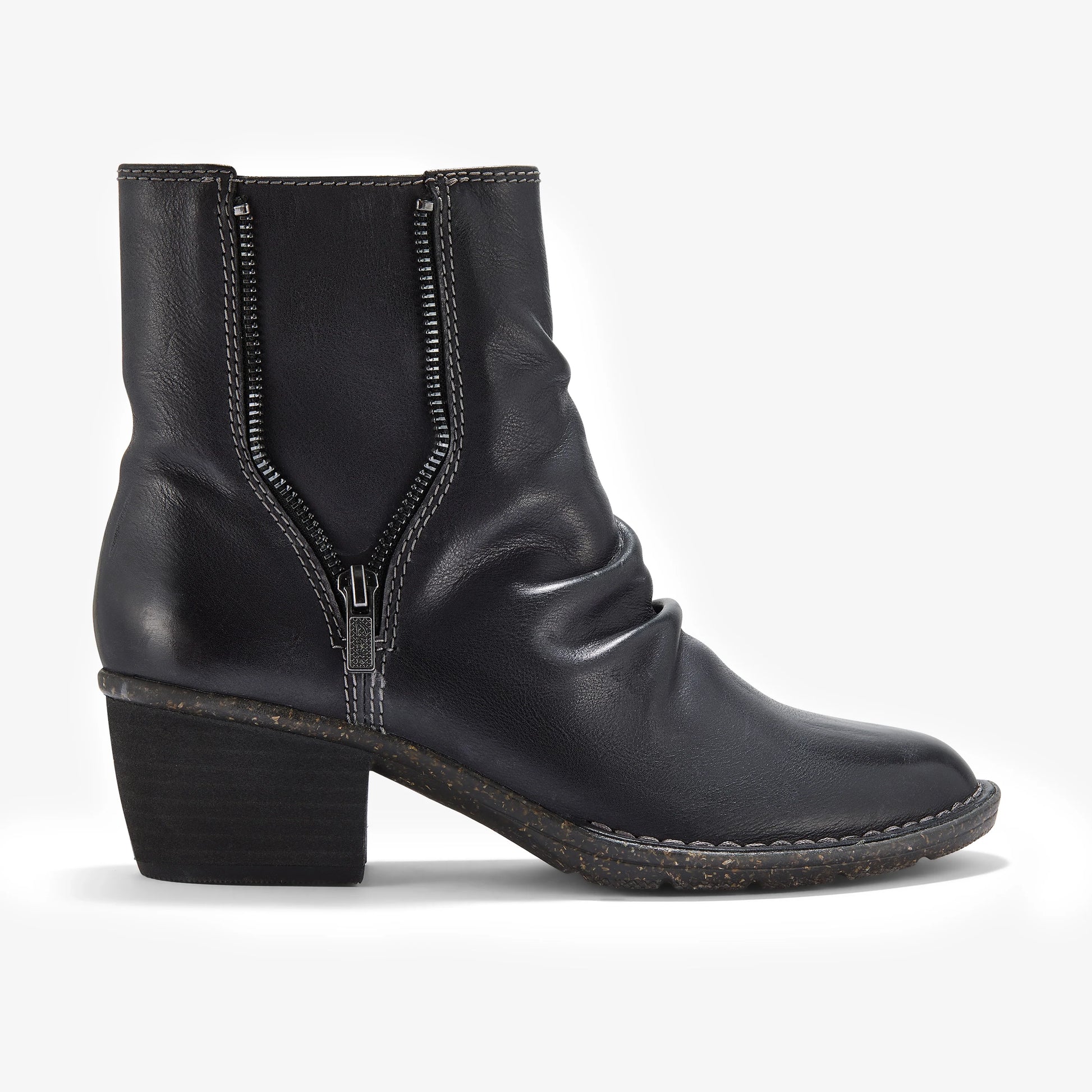Botas De La Marca Clarks  Para Mujer Modelo Kastela Zip Black Leather En Color Negro