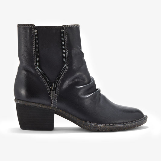 Botas De La Marca Clarks  Para Mujer Modelo Kastela Zip Black Leather En Color Negro