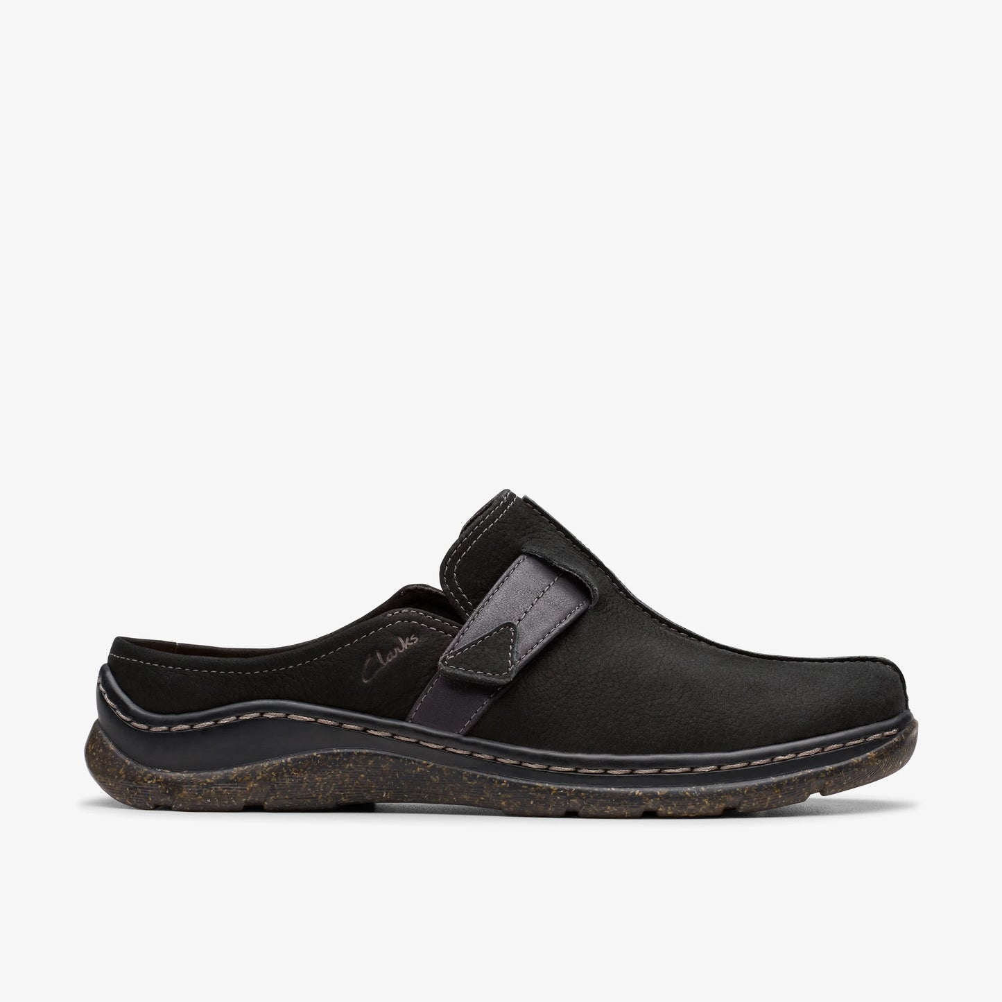 Zapatos Casual De La Marca Clarks  Para Mujer Modelo Orlene Clog Black Nubuck En Color Negro