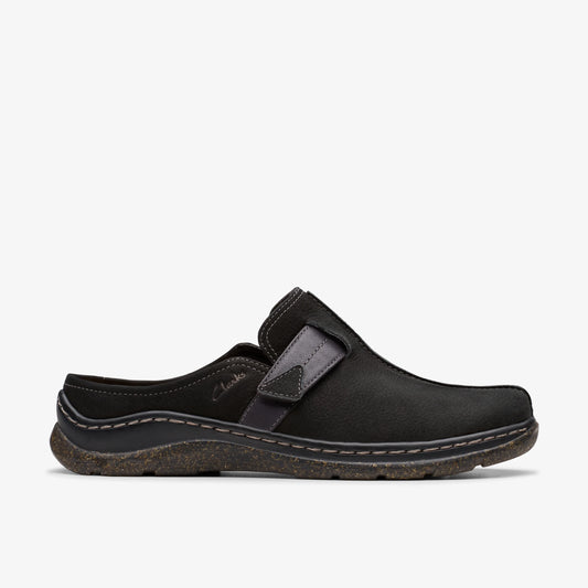 Zapatos Casual De La Marca Clarks  Para Mujer Modelo Orlene Clog Black Nubuck En Color Negro